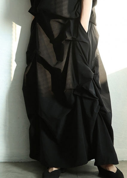 レディース 大人 上品 アシンメトリーランダムタックスカート