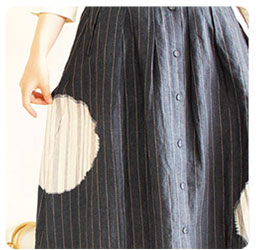 カジュアルデザインスカート