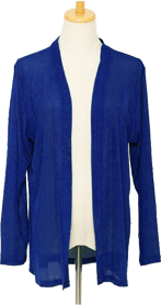 さっと羽織れるロングニットカーディガン