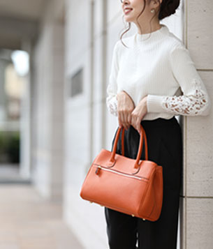 日本製ハンドメイド多機能牛革バッグ